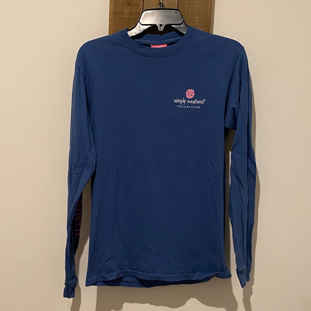 Simply Southern Blue Long Sleeve Tee